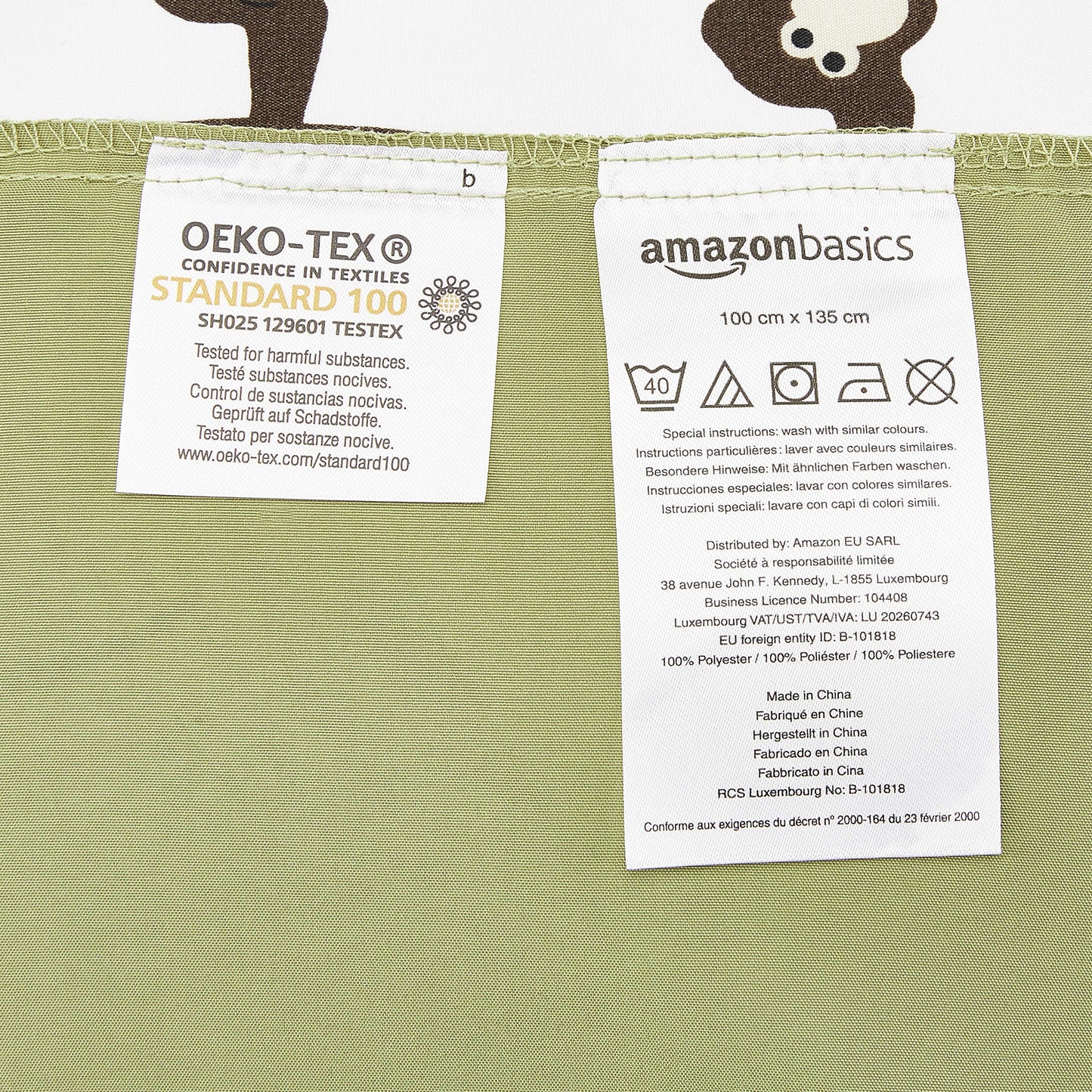 Set de lenjerie de pat Amazon Basics din microfibra pentru